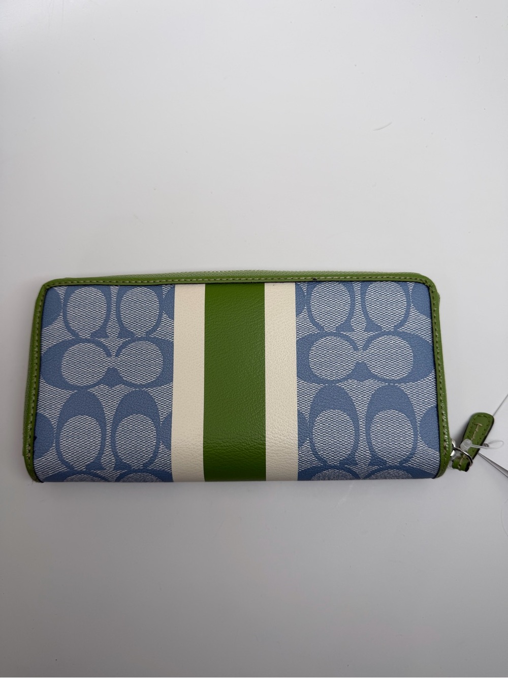 Y2K Coach Blue and Green Wallet - Picture 2 of 6